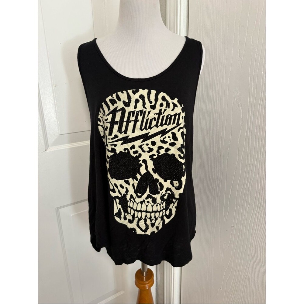Affliction Skull Tank Bling